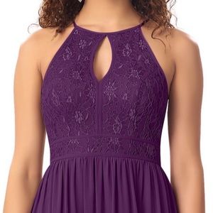 Beautiful purple gown